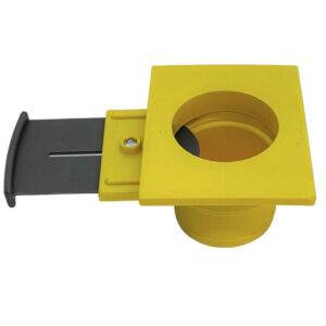 Boquilla para semilla base plana con guillotina